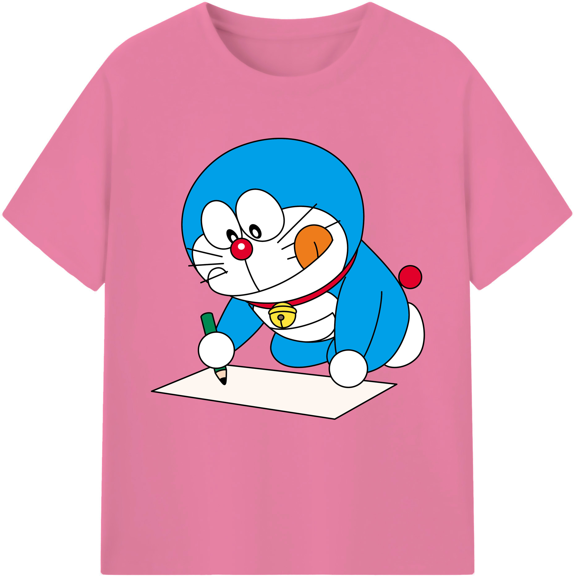 （画像用） ドラえもん Doraemon 綿100％半袖Tシャツ（フロントプリント）